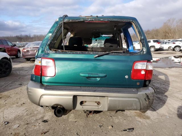 JF1SF65501G738006 - 2001 SUBARU FORESTER S TEAL photo 6