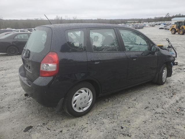 JHMGD38497S038755 - 2007 HONDA FIT BLACK photo 3