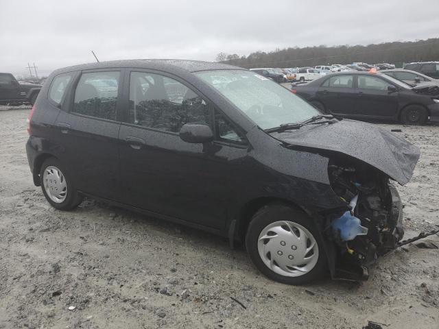 JHMGD38497S038755 - 2007 HONDA FIT BLACK photo 4