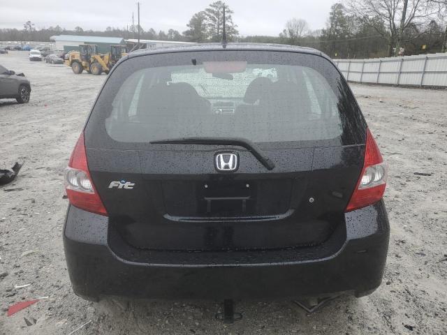 JHMGD38497S038755 - 2007 HONDA FIT BLACK photo 6