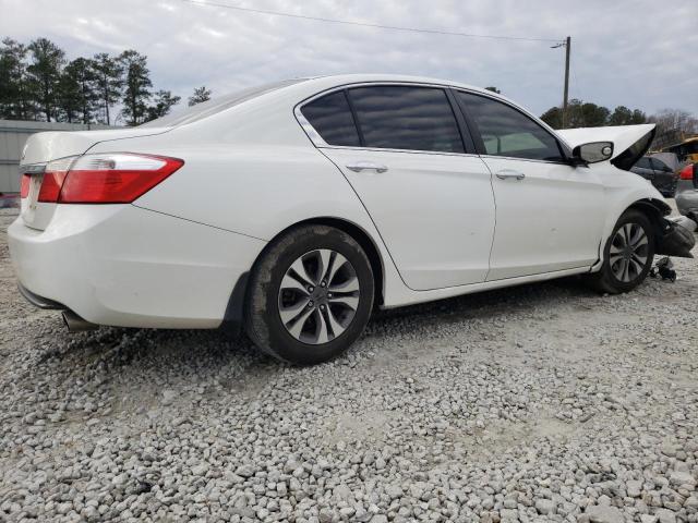 1HGCR2F30DA126828 - 2013 HONDA ACCORD LX WHITE photo 3