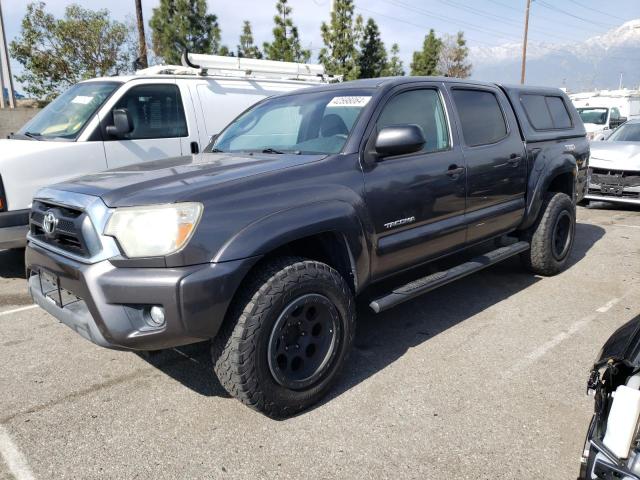 5TFJU4GNXEX055779 - 2014 TOYOTA TACOMA DOUBLE CAB PRERUNNER GRAY photo 1