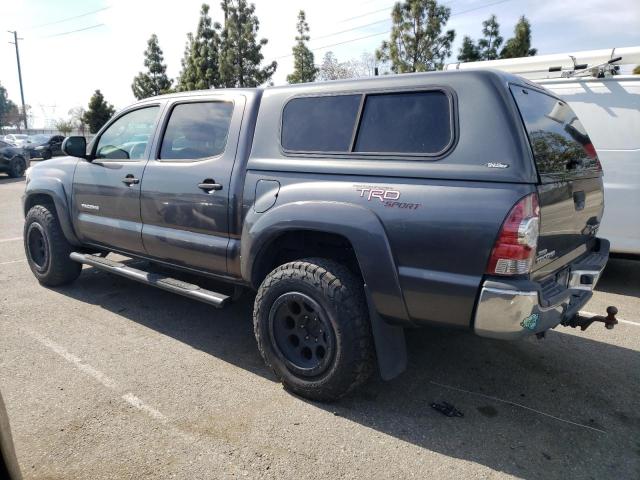 5TFJU4GNXEX055779 - 2014 TOYOTA TACOMA DOUBLE CAB PRERUNNER GRAY photo 2
