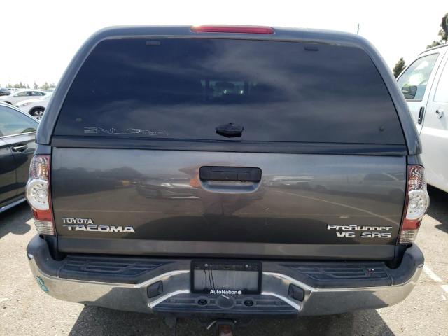 5TFJU4GNXEX055779 - 2014 TOYOTA TACOMA DOUBLE CAB PRERUNNER GRAY photo 6