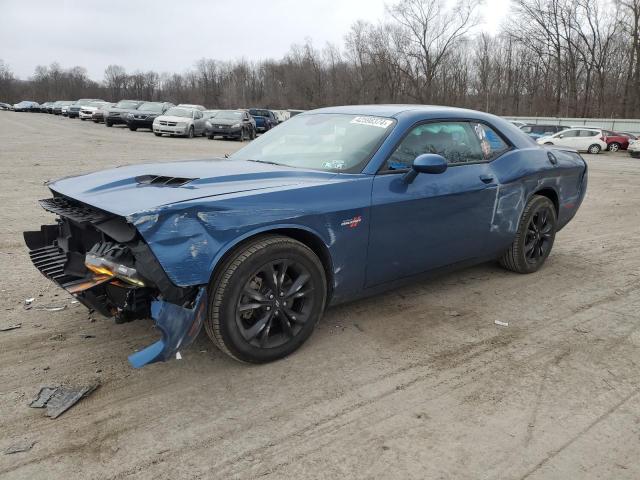 2C3CDZGGXNH182399 - 2022 DODGE CHALLENGER SXT BLUE photo 1