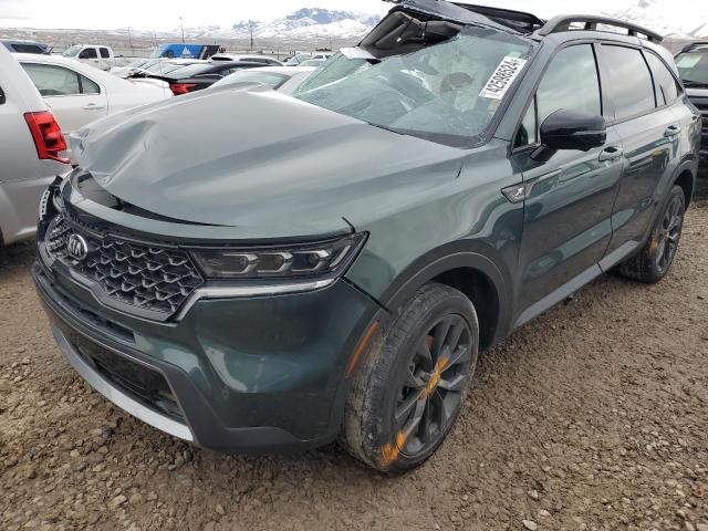 5XYRKDLF8MG011515 - 2021 KIA SORENTO SX GREEN photo 1