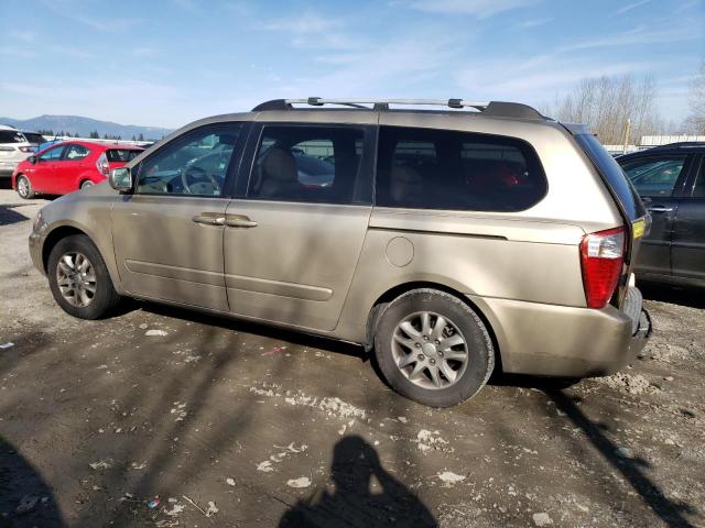 KNDMB233776189184 - 2007 KIA SEDONA EX GOLD photo 2