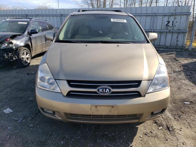 KNDMB233776189184 - 2007 KIA SEDONA EX GOLD photo 5