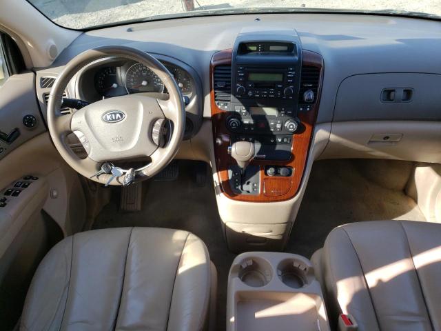 KNDMB233776189184 - 2007 KIA SEDONA EX GOLD photo 8