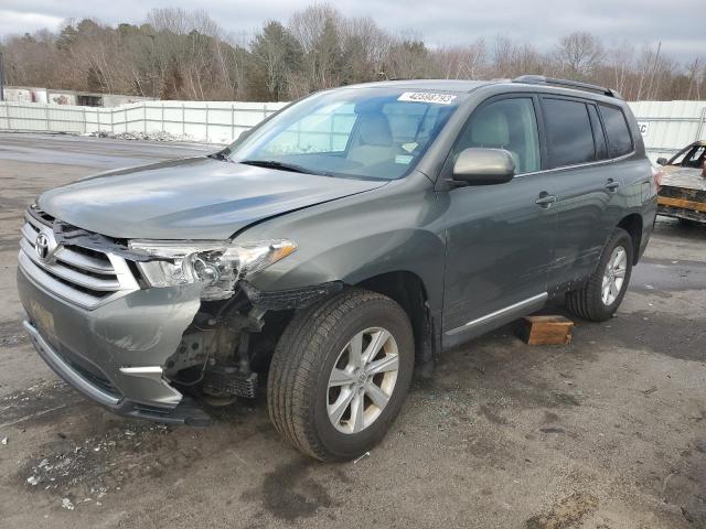 5TDBK3EH7CS123850 - 2012 TOYOTA HIGHLANDER BASE GREEN photo 1