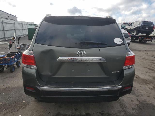 5TDBK3EH7CS123850 - 2012 TOYOTA HIGHLANDER BASE GREEN photo 6