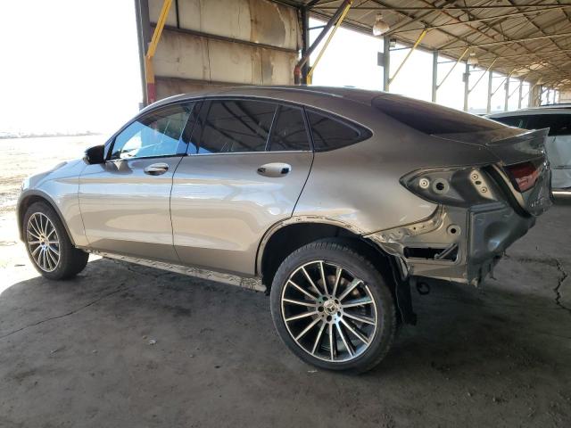 WDC0J4KBXKF576790 - 2019 MERCEDES-BENZ GLC COUPE 300 4MATIC GRAY photo 2