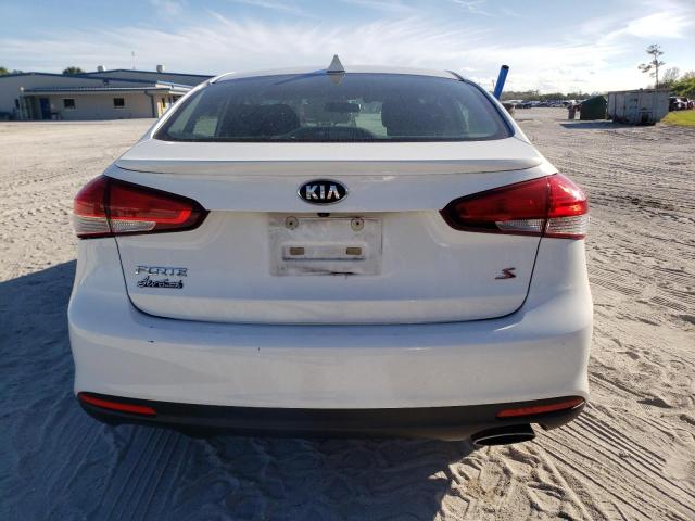 3KPFL4A74HE011879 - 2017 KIA FORTE LX WHITE photo 6