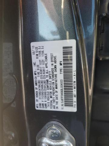 5J6TF3H56DL004503 - 2013 HONDA CROSSTOUR EXL ნაცრისფერი ფოტო 12