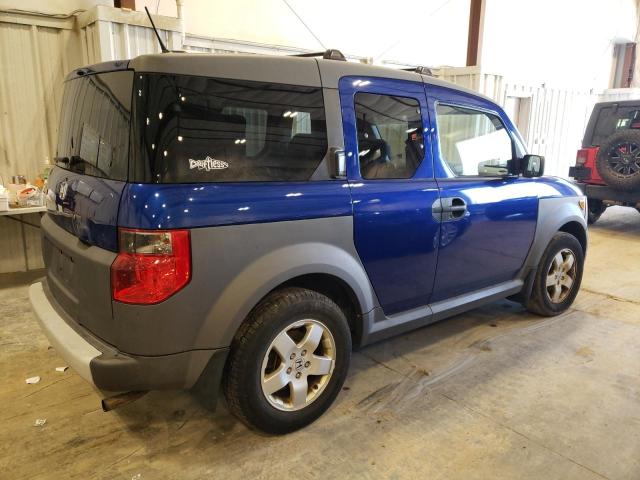 5J6YH28615L009919 - 2005 HONDA ELEMENT EX BLUE photo 3