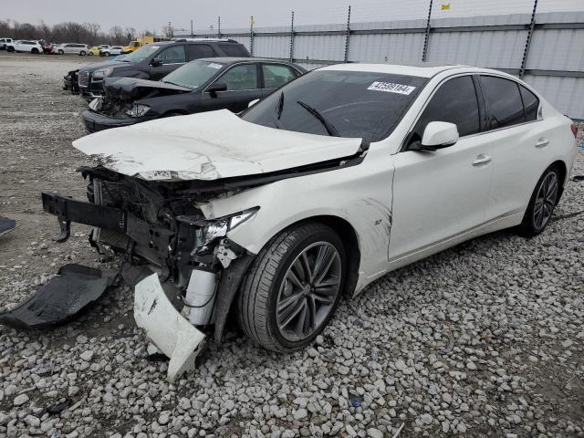 JN1BV7AR5EM685020 - 2014 INFINITI Q50 BASE WHITE photo 1