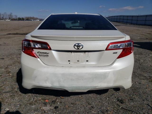 4T1BF1FK7CU619869 - 2012 TOYOTA CAMRY BASE WHITE photo 6