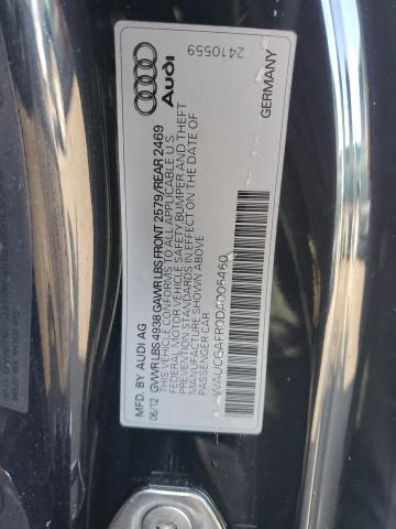 WAUCGAFR0DA005460 - 2013 AUDI S5 PREMIUM PLUS ლურჯი ფოტო 12