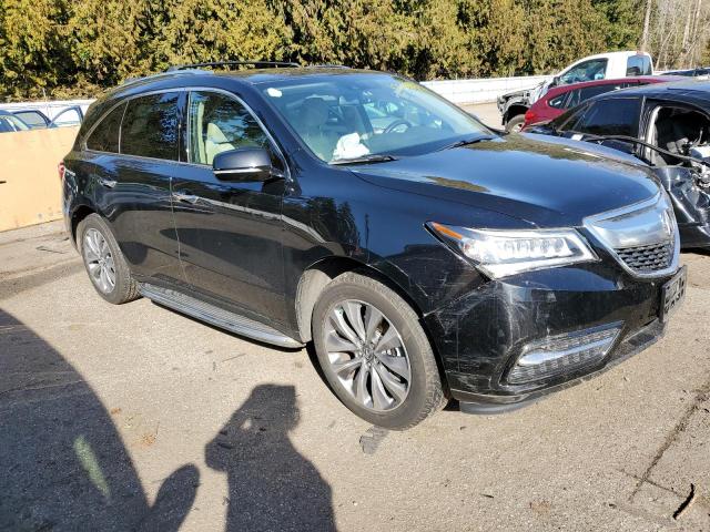 5FRYD4H62EB005294 - 2014 ACURA MDX TECHNOLOGY BLACK photo 4