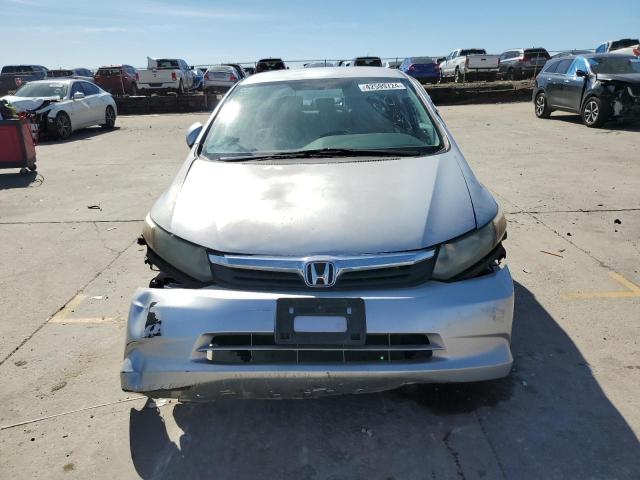 2HGFB2F59CH325752 - 2012 HONDA CIVIC LX SILVER photo 5