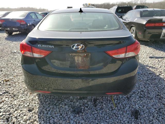 5NPDH4AE4BH056623 - 2011 HYUNDAI ELANTRA GLS BLACK photo 6