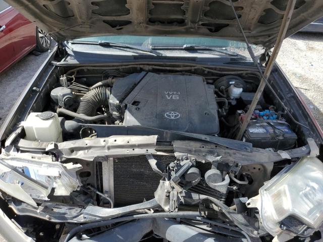 5TFJU4GN6CX017835 - 2012 TOYOTA TACOMA DOUBLE CAB PRERUNNER GRAY photo 11