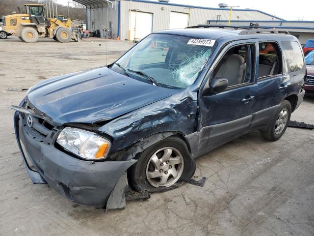 4F2YU07B41KM43367 - 2001 MAZDA TRIBUTE DX BLUE photo 1