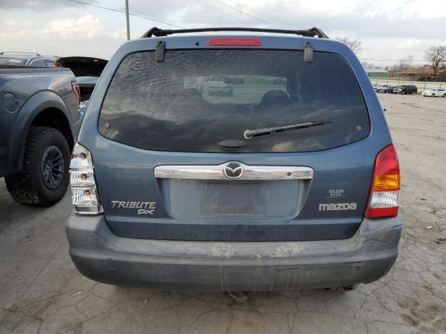 4F2YU07B41KM43367 - 2001 MAZDA TRIBUTE DX BLUE photo 6