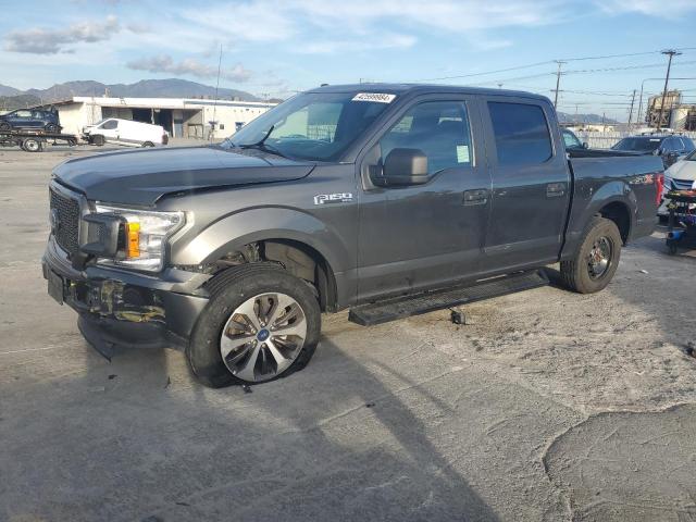 1FTEW1CPXKKE80722 - 2019 FORD F150 SUPERCREW GRAY photo 1