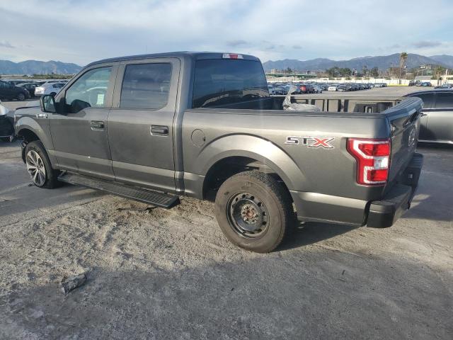 1FTEW1CPXKKE80722 - 2019 FORD F150 SUPERCREW GRAY photo 2