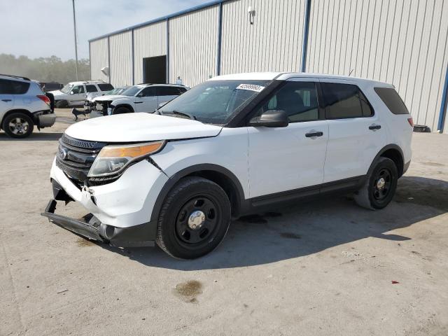 1FM5K7AR2DGC92586 - 2013 FORD EXPLORER POLICE INTERCEPTOR WHITE photo 1