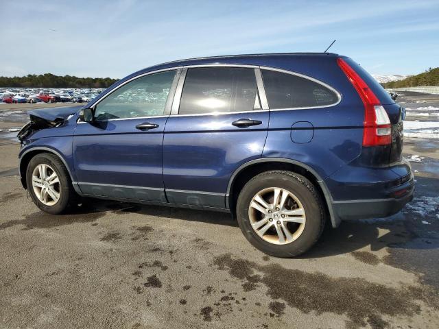 5J6RE4H50AL092320 - 2010 HONDA CR-V EX BLUE photo 2