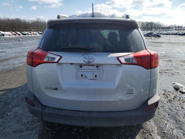 JTMBFREV9ED076994 - 2014 TOYOTA RAV4 LE SILVER photo 6