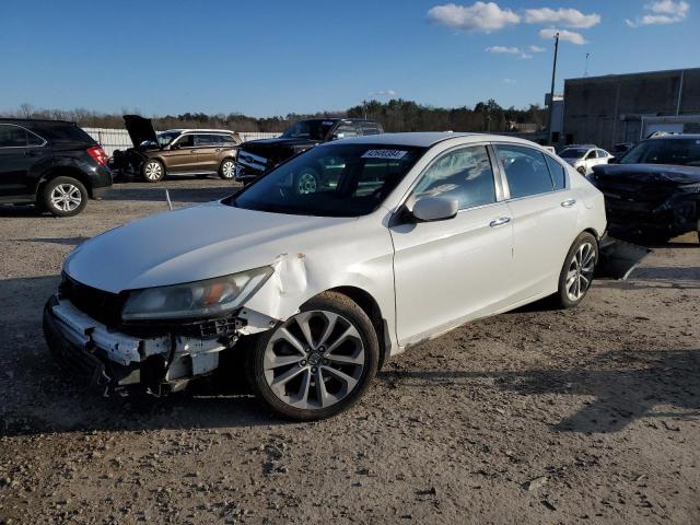 1HGCR2F5XEA160844 - 2014 HONDA ACCORD SPORT WHITE photo 1