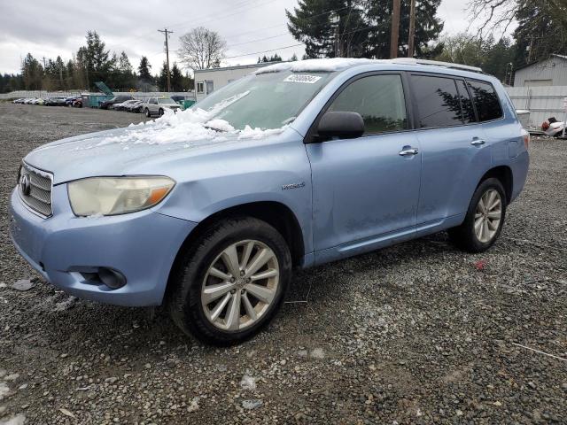 JTEEW41A992036625 - 2009 TOYOTA HIGHLANDER HYBRID BLUE photo 1