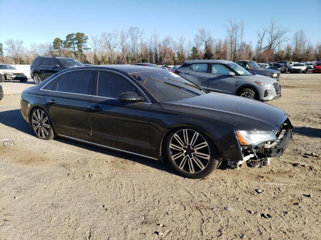 WAURGAFD9DN013452 - 2013 AUDI A8 L QUATTRO BLACK photo 4