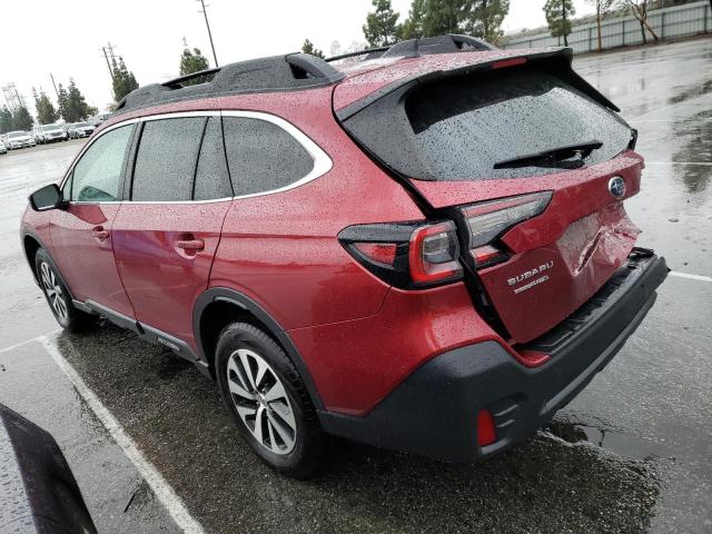 4S4BTACC0L3201892 - 2020 SUBARU OUTBACK PREMIUM RED photo 2