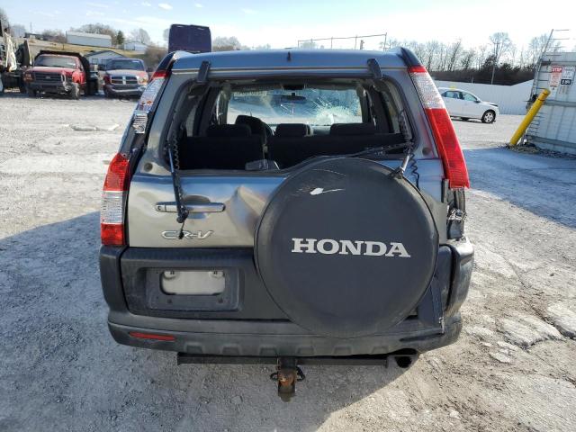 JHLRD788X6C034374 - 2006 HONDA CR-V EX GRAY photo 6