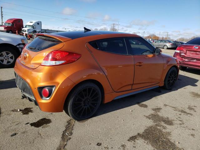 KMHTC6AE5DU166459 - 2013 HYUNDAI VELOSTER TURBO ORANGE photo 3