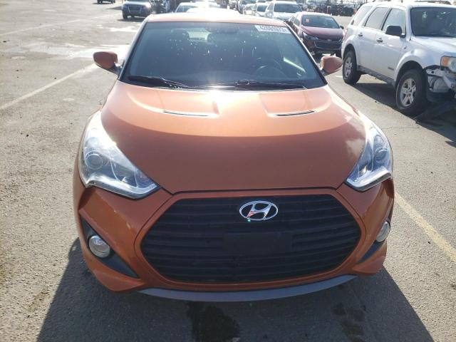 KMHTC6AE5DU166459 - 2013 HYUNDAI VELOSTER TURBO ORANGE photo 5