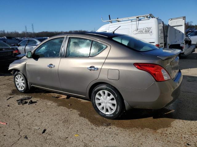 3N1CN7AP5CL925600 - 2012 NISSAN VERSA S GRAY photo 2