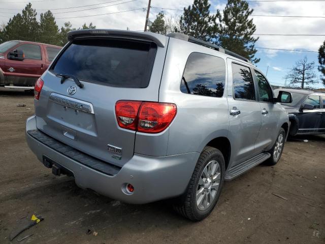 5TDJW5G15ES094749 - 2014 TOYOTA SEQUOIA LIMITED SILVER photo 3