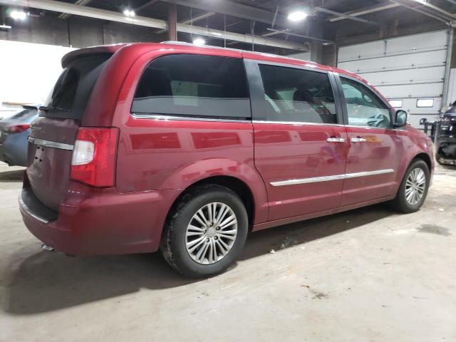 2C4RC1CG1ER333382 - 2014 CHRYSLER TOWN & COU TOURING L RED photo 3