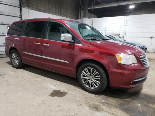 2C4RC1CG1ER333382 - 2014 CHRYSLER TOWN & COU TOURING L RED photo 4