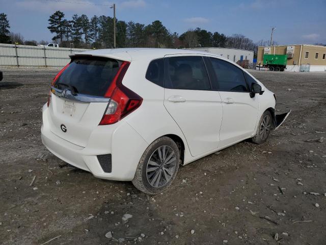 JHMGK5H75GX006139 - 2016 HONDA FIT EX WHITE photo 3