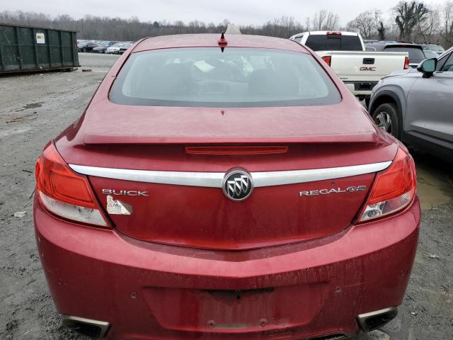 2G4GV5GV7D9223383 - 2013 BUICK REGAL GS Бордовый фото 6