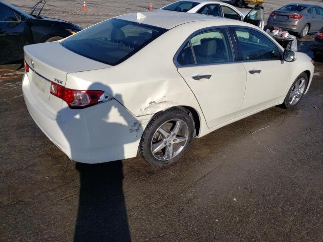 JH4CU2F68BC018514 - 2011 ACURA TSX WHITE photo 3