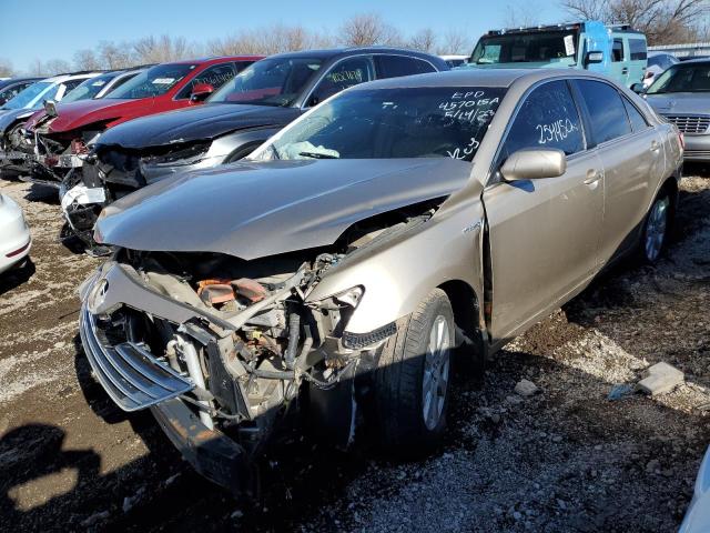 JTNBB46K473020355 - 2007 TOYOTA CAMRY HYBRID TAN photo 1