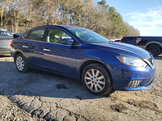 3N1AB7AP9KY438854 - 2019 NISSAN SENTRA S BLUE photo 4