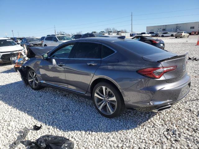 19UUB5F66MA000476 - 2021 ACURA TLX ADVANCE GRAY photo 2